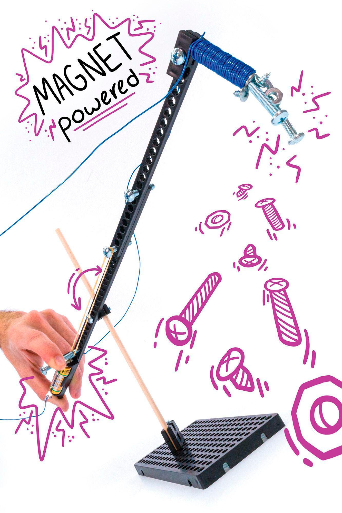 TeacherGeek Electromagnetic Crane, Single, Item Number 2004042